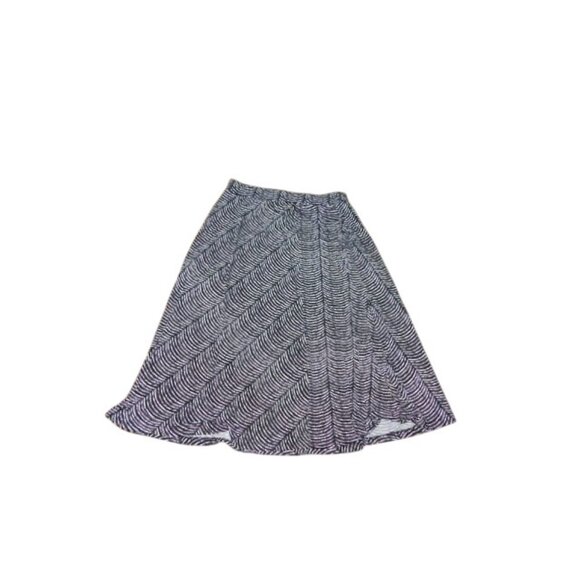 Chico's Size M Medium (1) Black White Slinky Stretchy Skirt - Picture 3 of 3